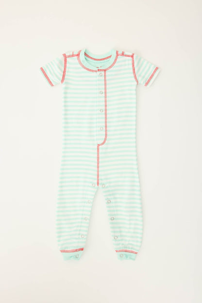 Adrian Valencia x PJS Striped Baby Romper