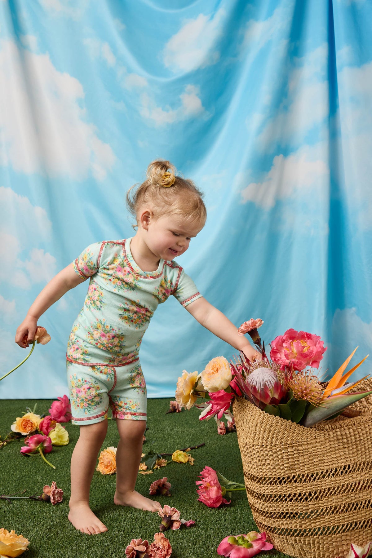 Adrian Valencia x PJS Floral Toddler PJ Set