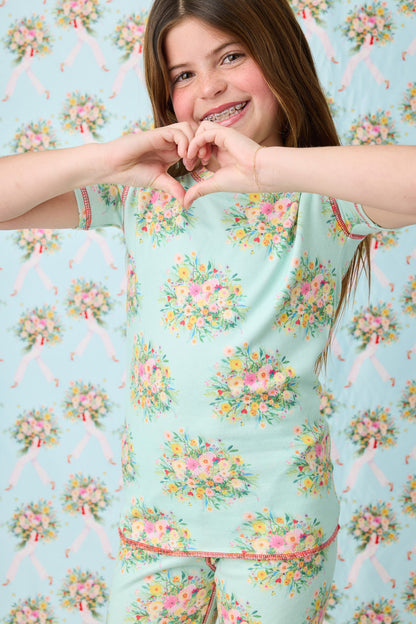 Adrian Valencia x PJS Floral Big Kid PJ Set