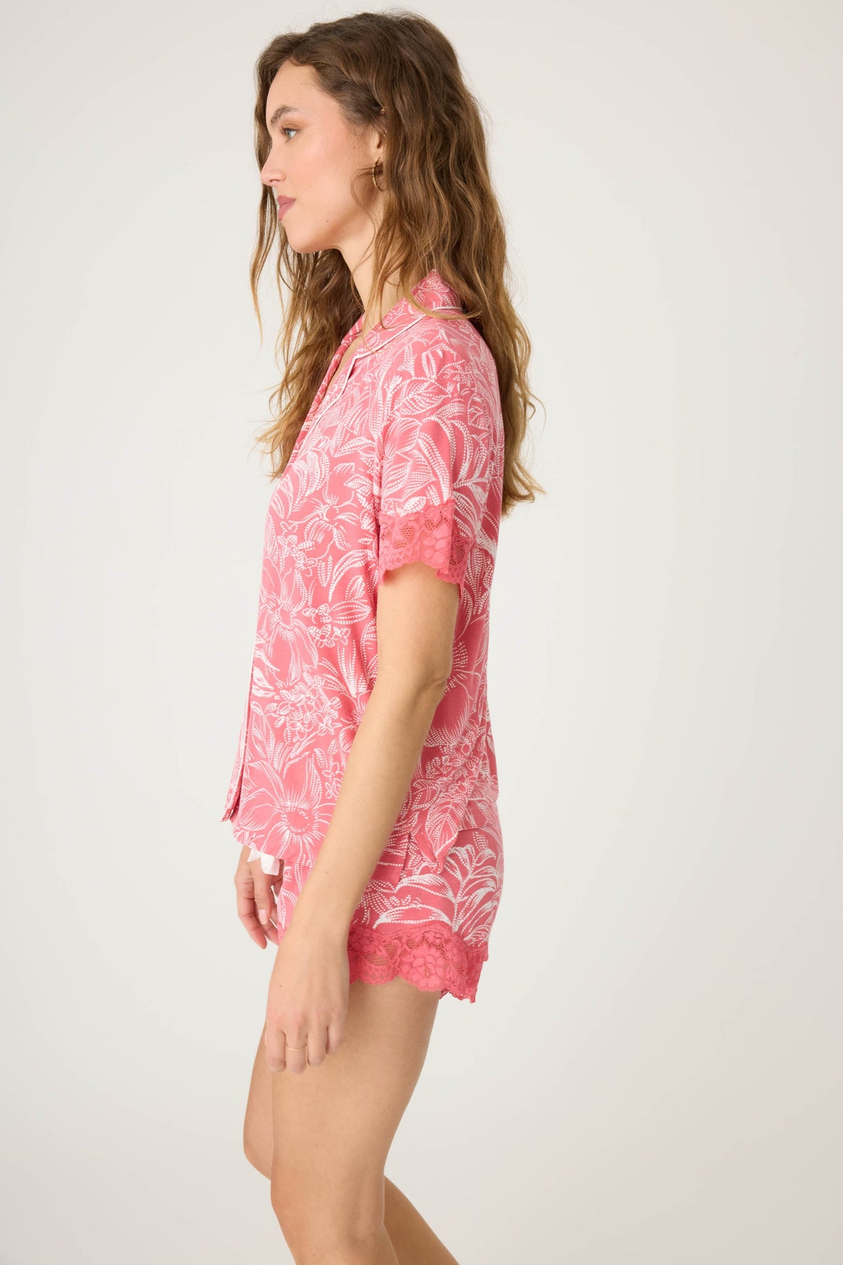 Lazy Days Floral Short Sleeve Top