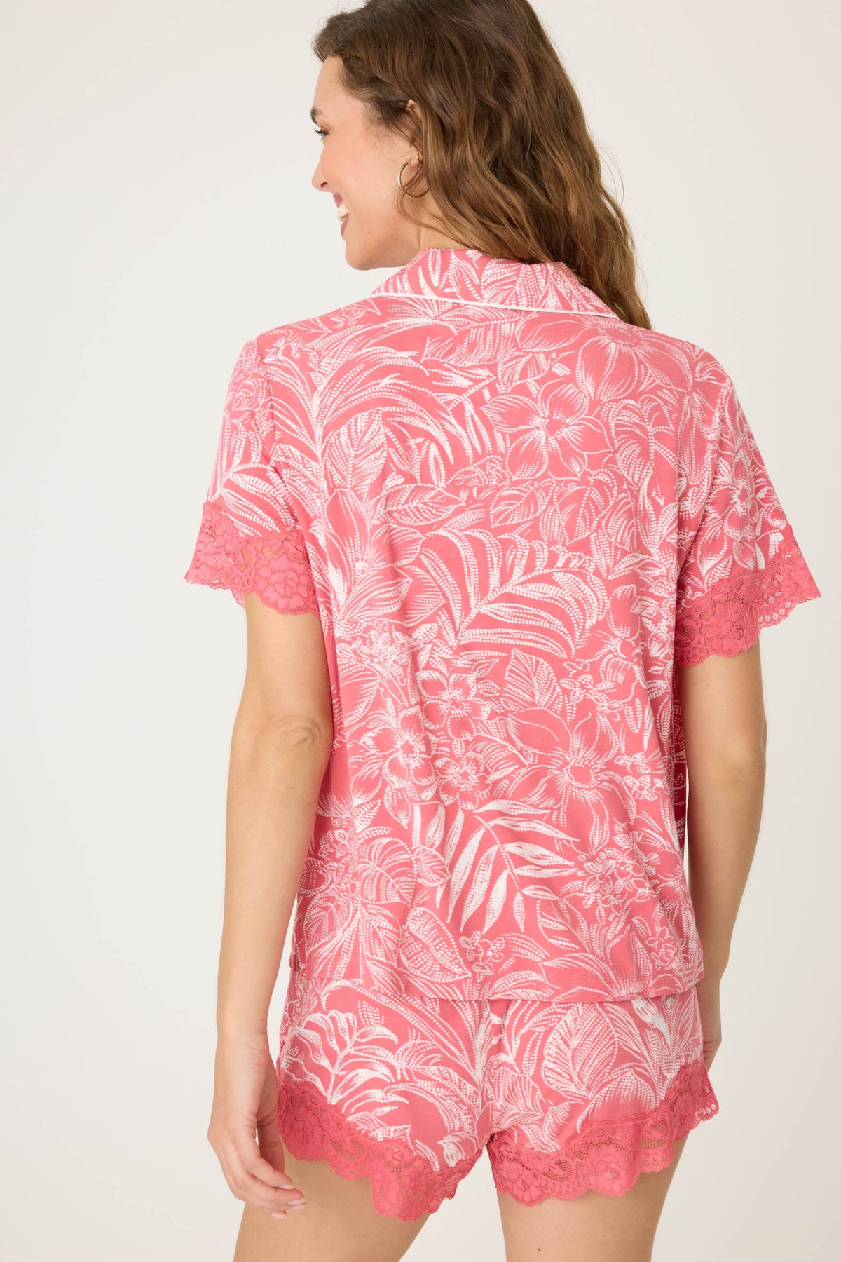 Lazy Days Floral Short Sleeve Top