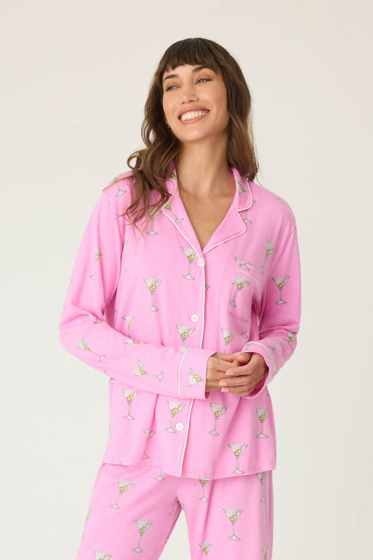 Playful Prints Drinks Pajama Top