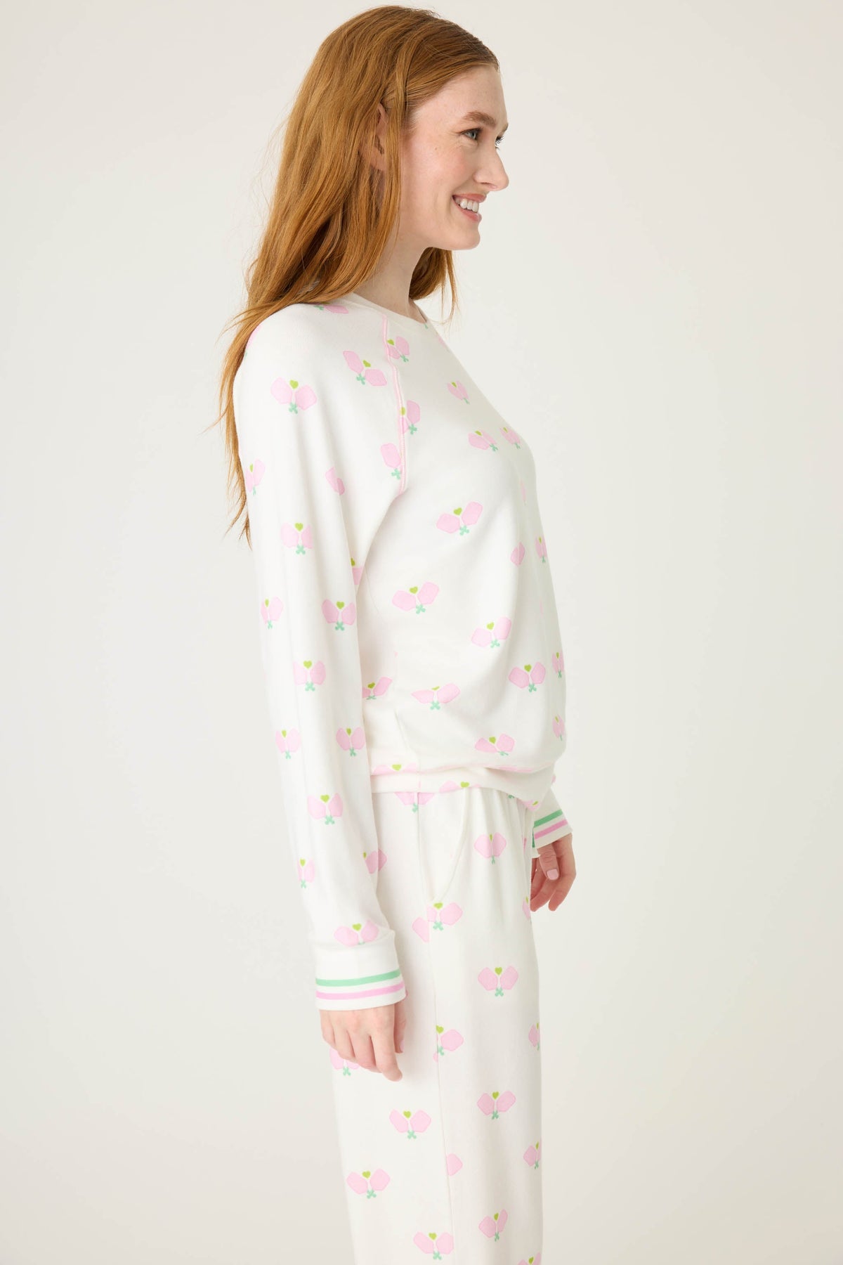 Peachy Party Pickleball Long Sleeve Top