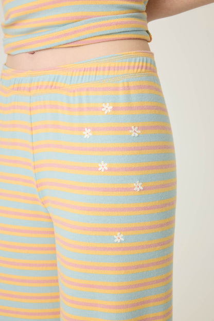 Sunshine On My Mind Striped Open Leg Pants