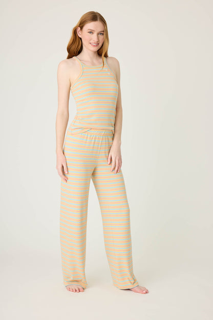 Sunshine On My Mind Striped Open Leg Pants