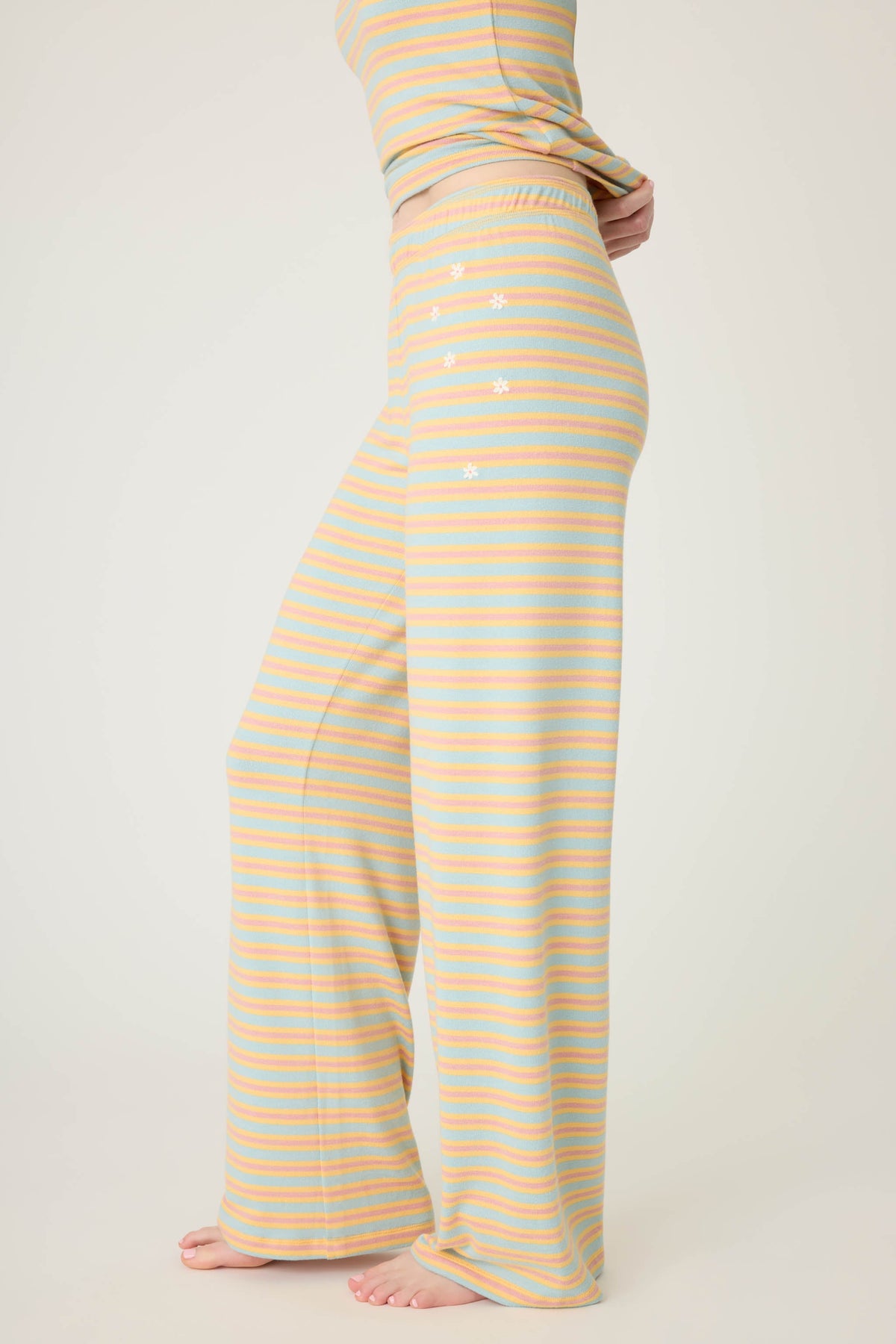 Sunshine On My Mind Striped Open Leg Pants