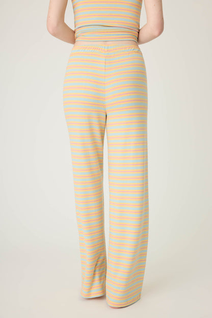 Sunshine On My Mind Striped Open Leg Pants