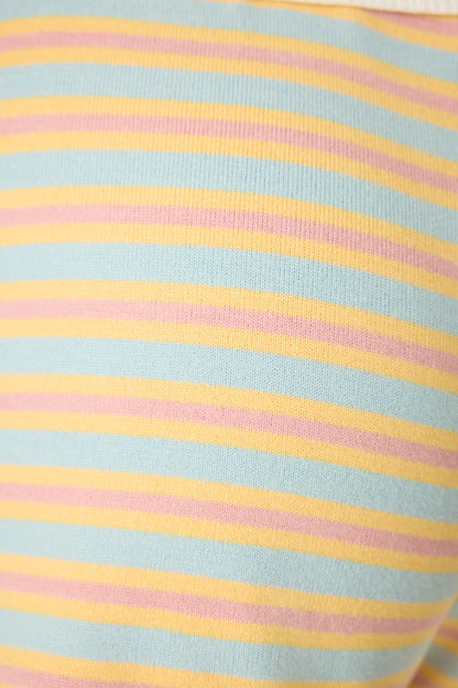 Sunshine On My Mind Multi-Striped Sleep Shorts