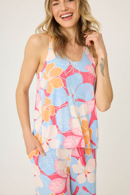 Tropical Dreams Floral Tank Top