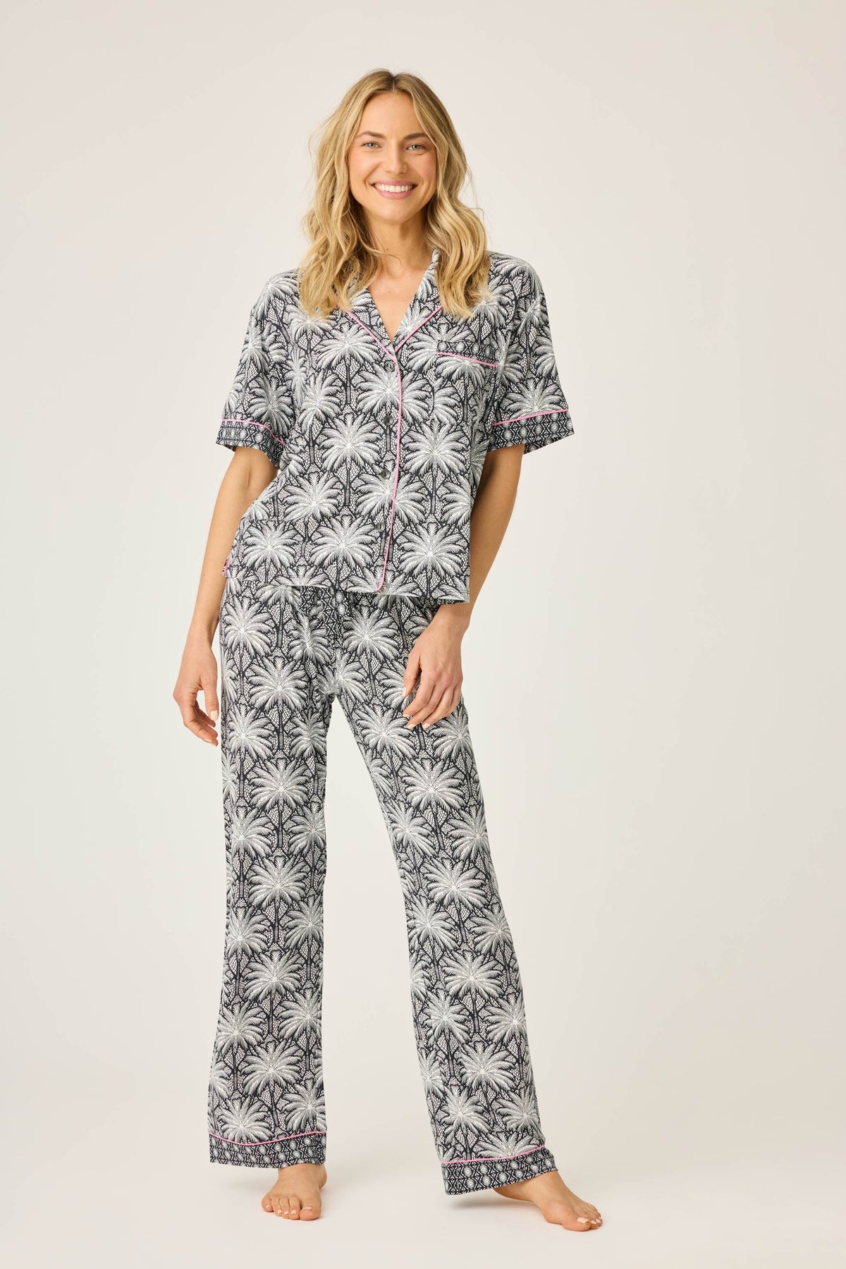Shady Beach Dreams Short Sleeve Top