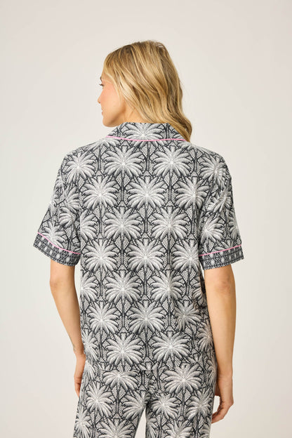 Shady Beach Dreams Short Sleeve Top