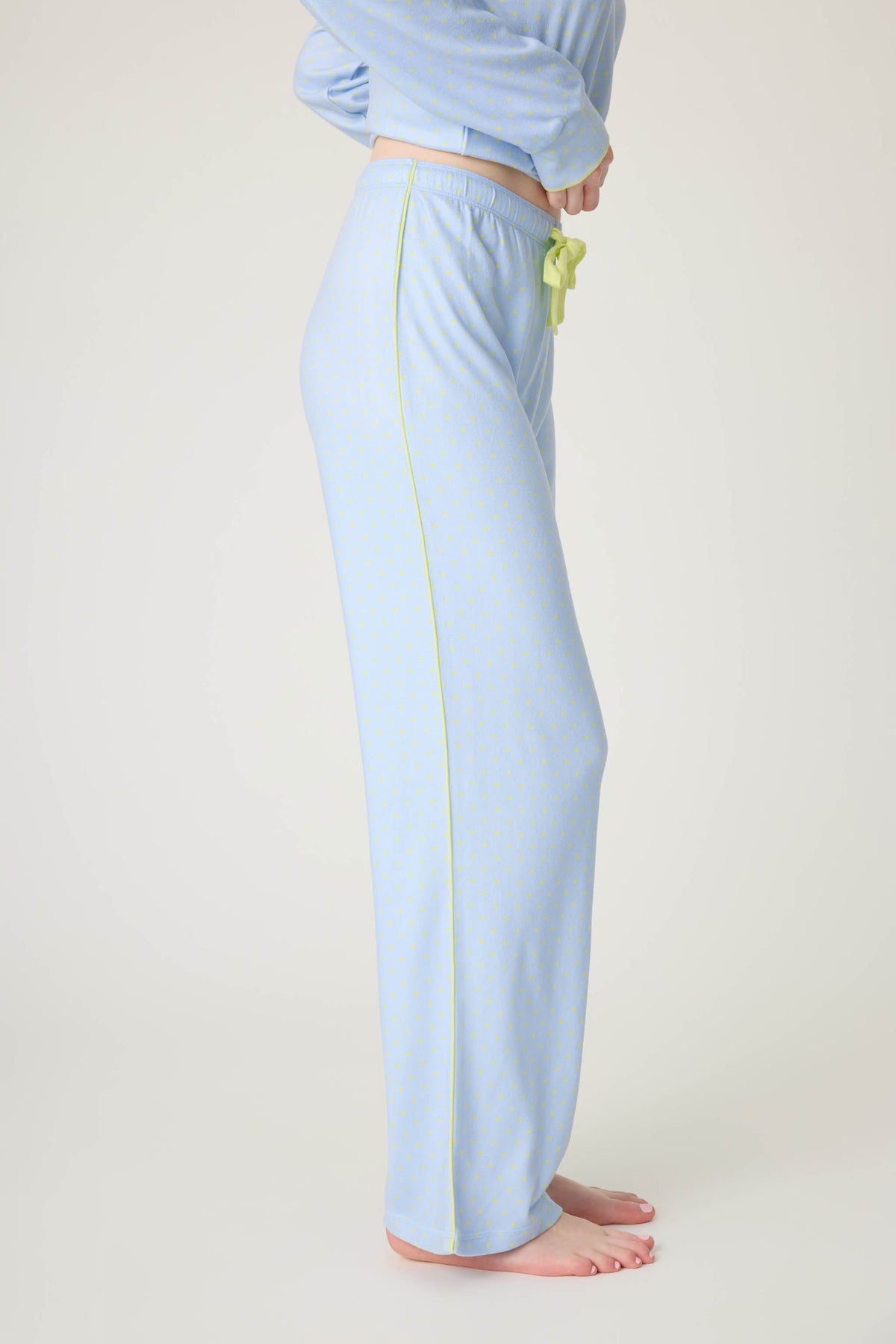 Beautiful Life Polka Dot Open Leg Pant