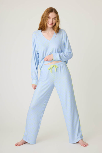 Beautiful Life Polka Dot Open Leg Pant