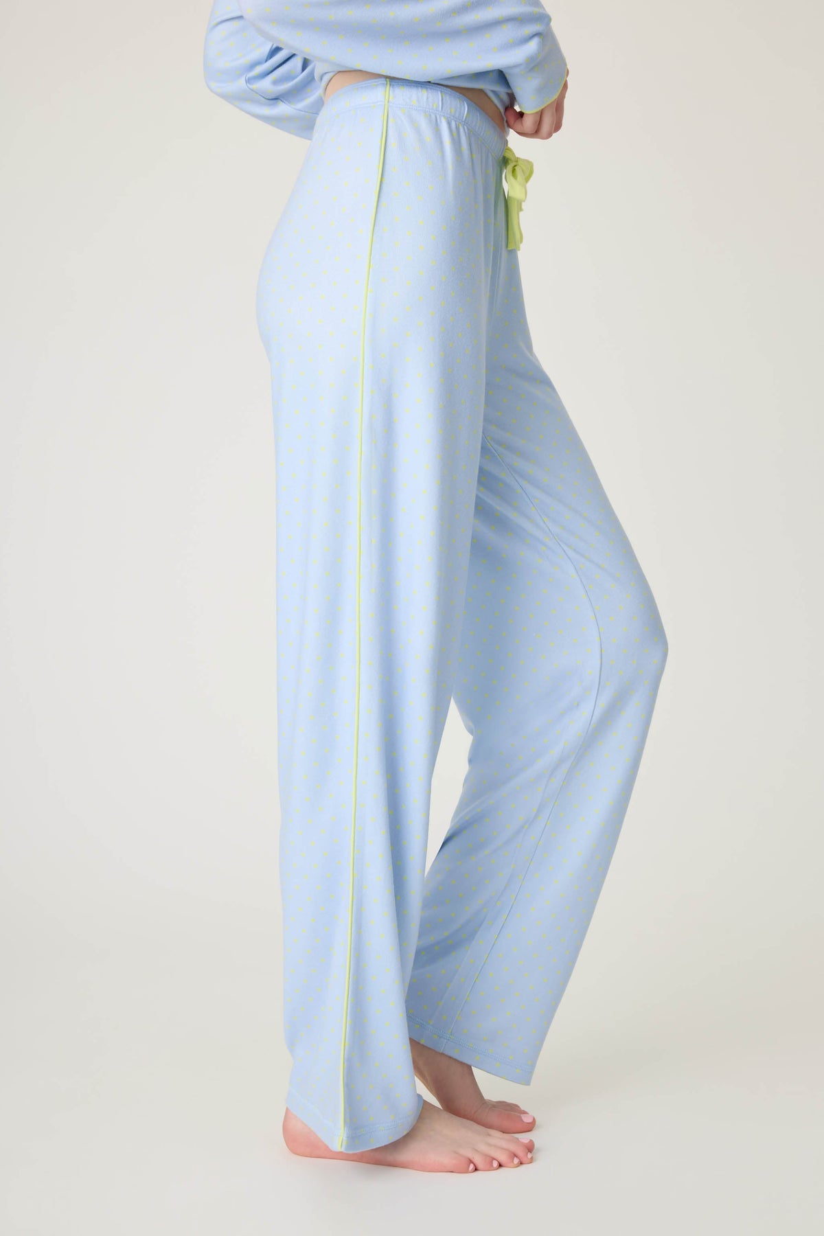 Beautiful Life Polka Dot Open Leg Pant
