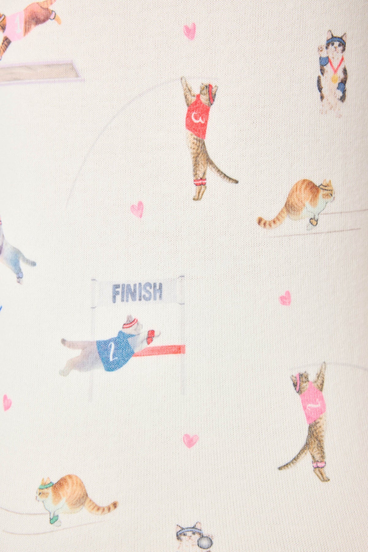 Catletics Cat Print Banded Pants