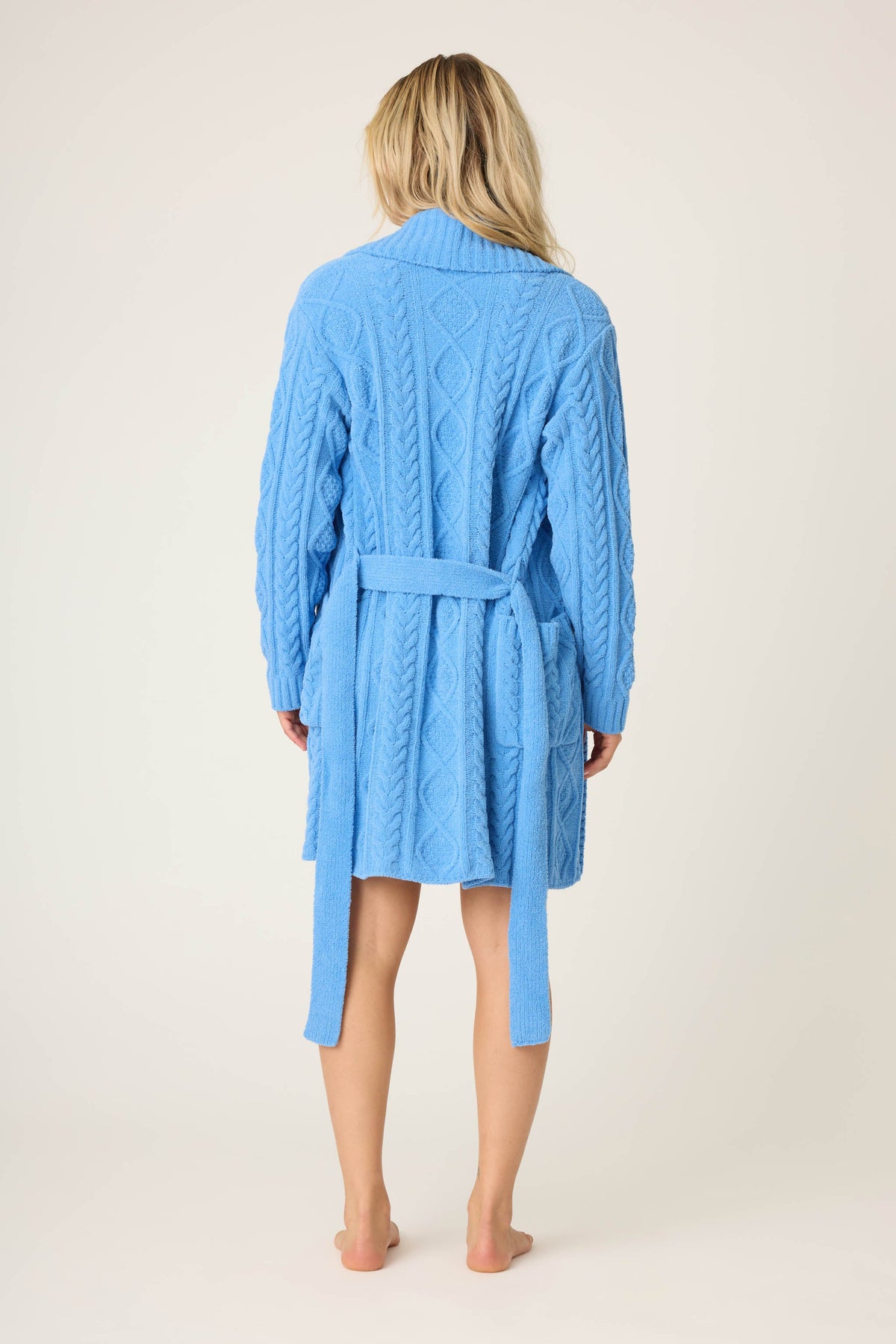 Chenille Cable Knit Robe