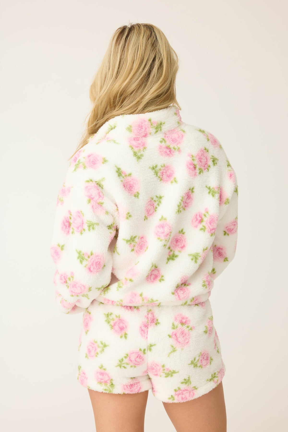 Let's Get Cozy Floral Print Jacket