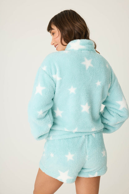 Let's Get Cozy Star Print Jacket