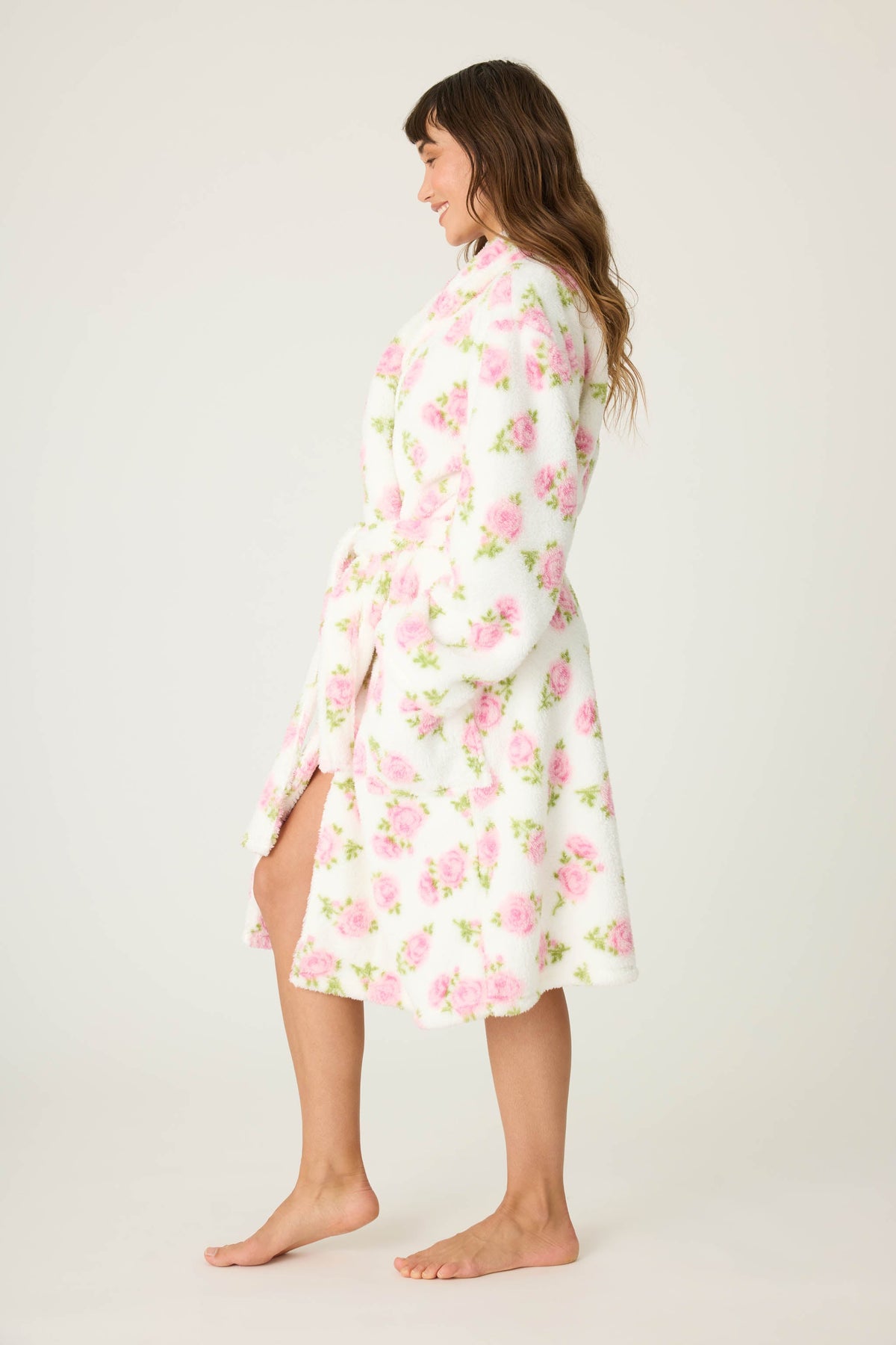 Let's Get Cozy Floral Print Robe
