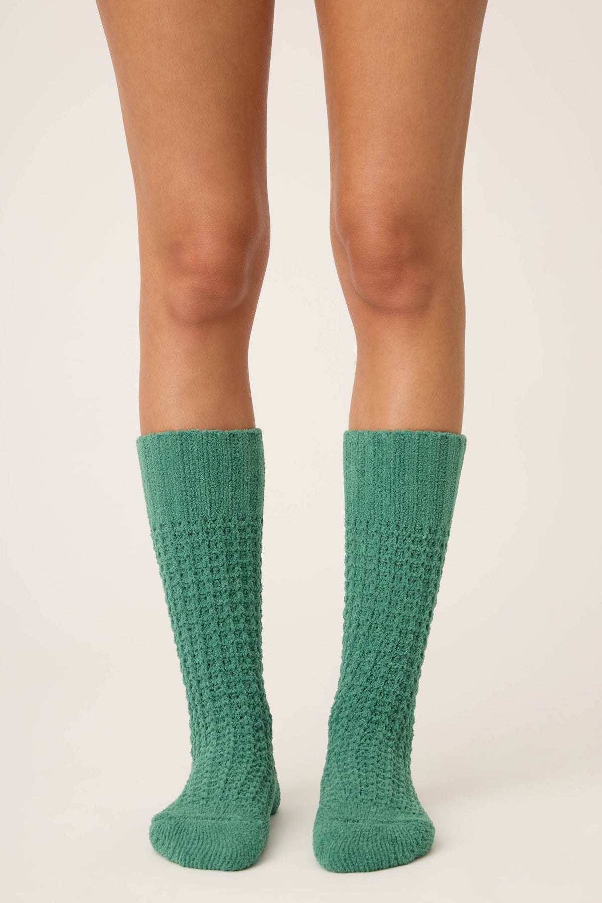 Chenille Waffle Crew Socks