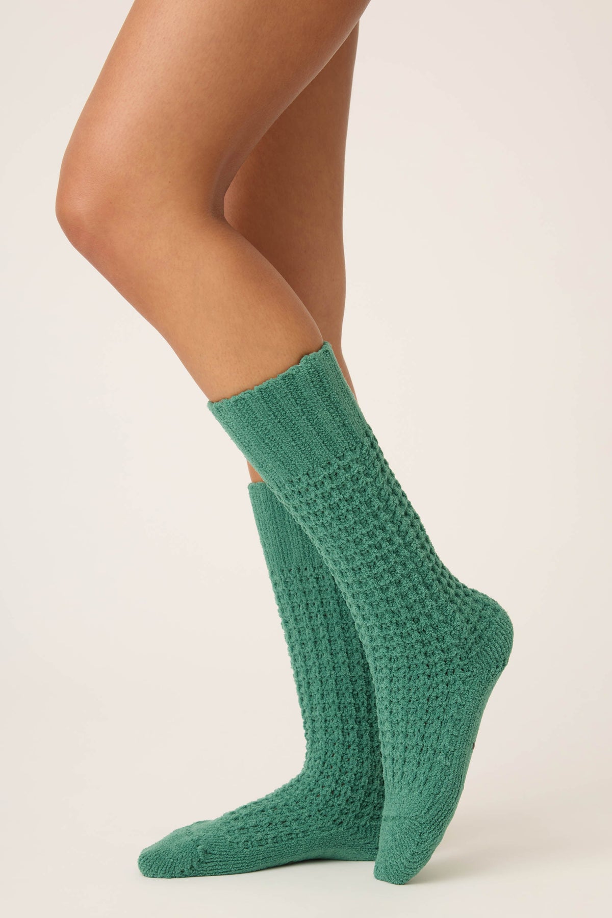 Chenille Waffle Crew Socks