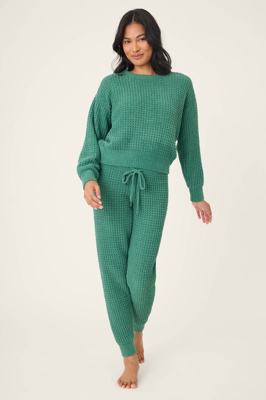 Chenille Waffle Forest Lounge Set