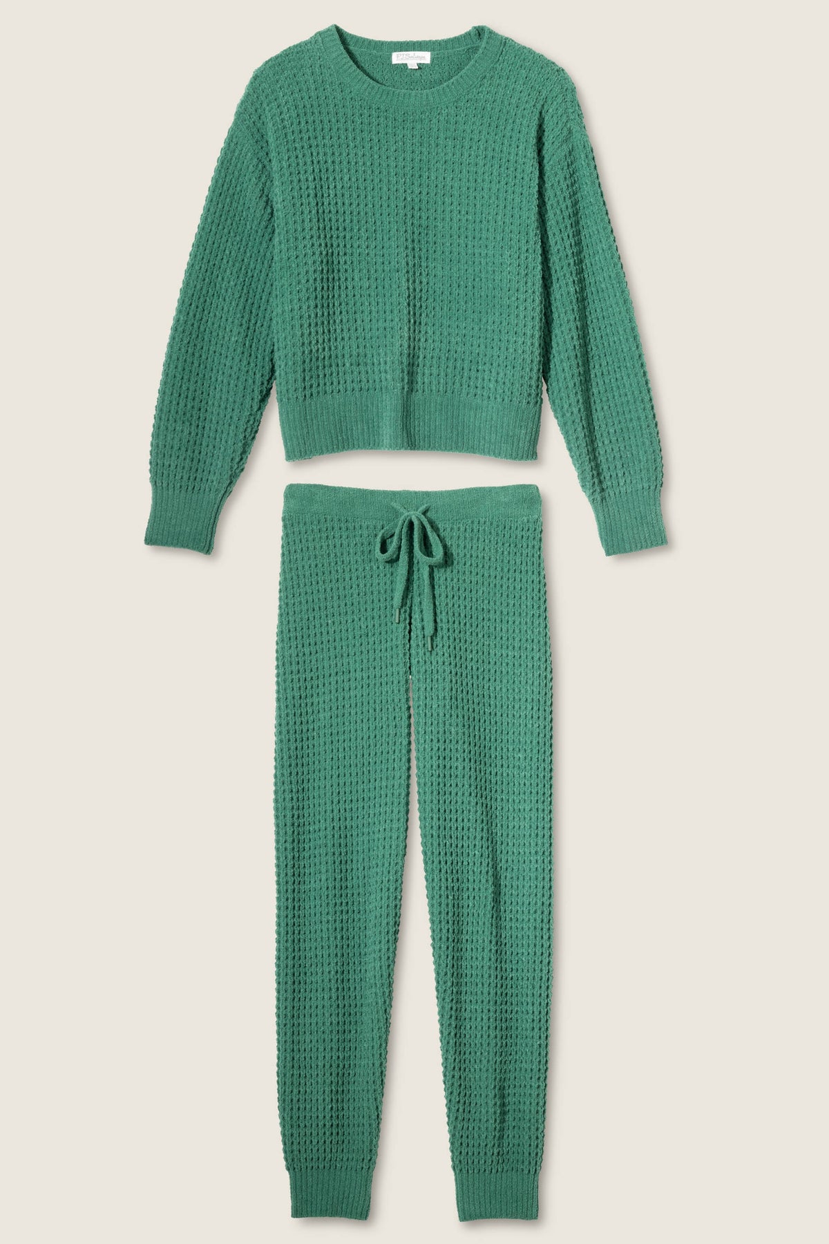 Chenille Waffle Forest Lounge Set