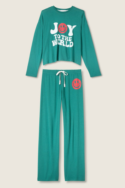 Joy to the World Long Sleeve Lounge Set