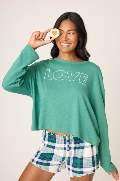 Cozy Life "Love" Long Sleeve Top