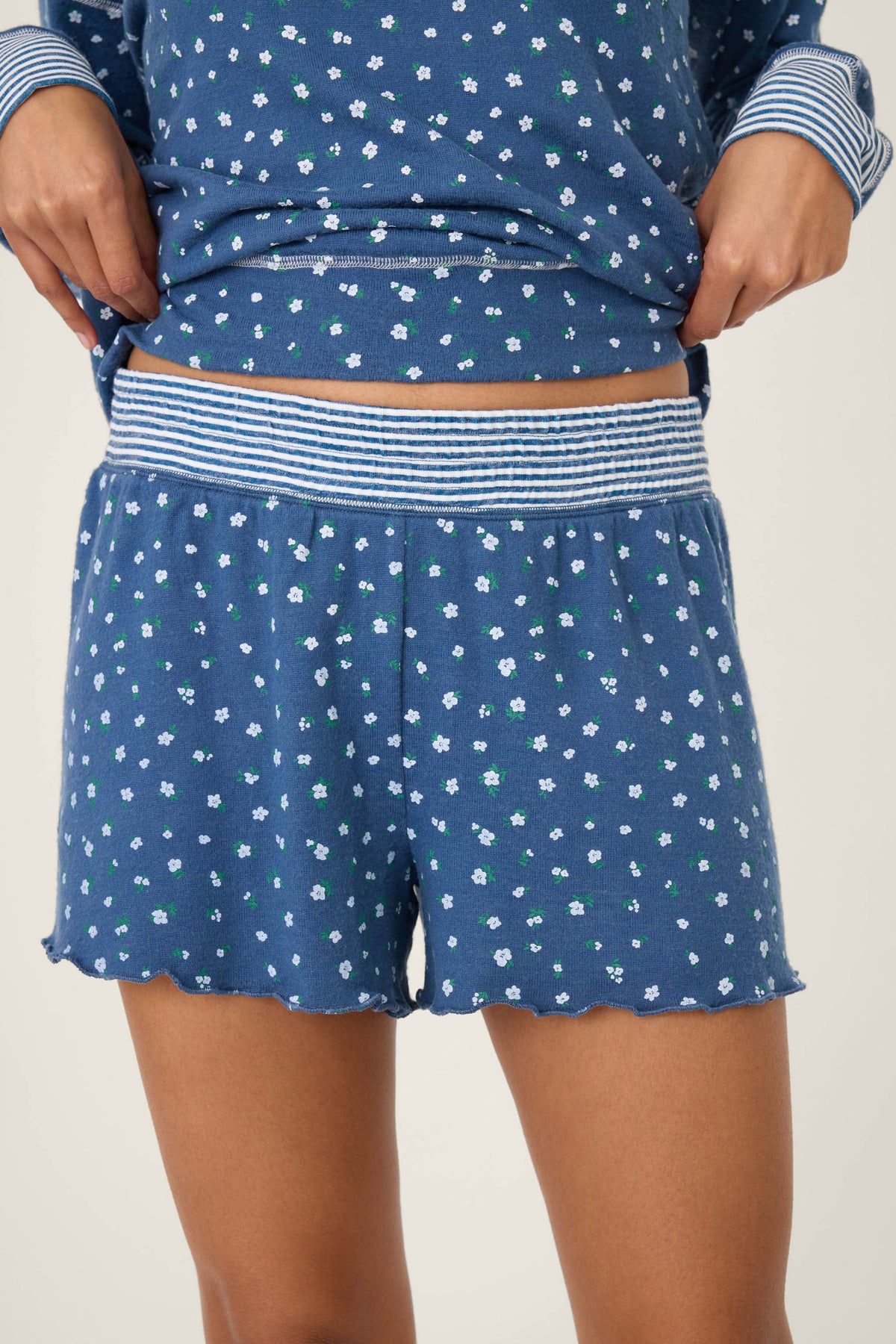 Cozy Life Ditsy Floral Shorts