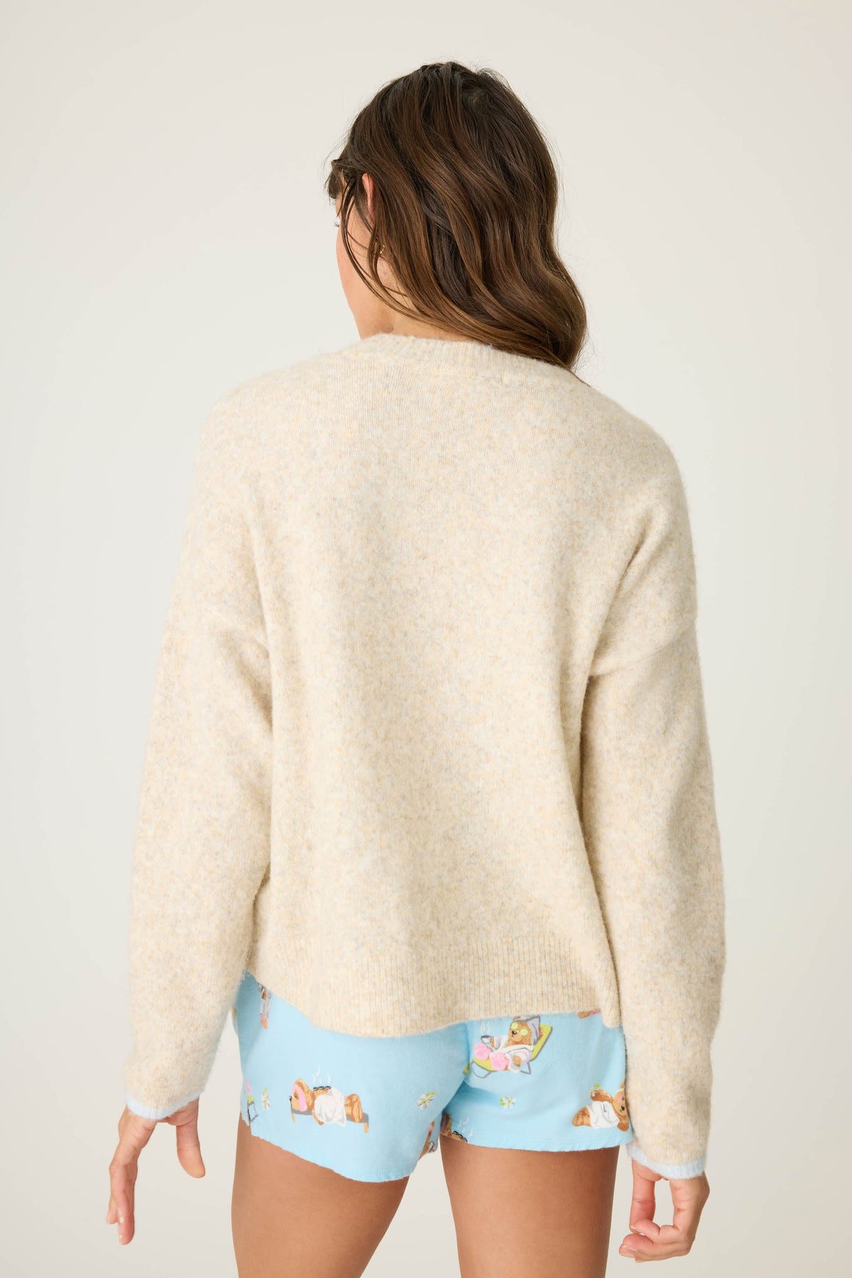 Teddy Bear Graphic Snuggle Sweater