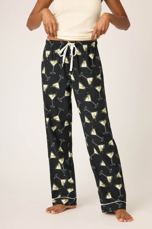 Merrier With A Martini Flannel Pants