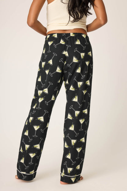 Merrier With A Martini Flannel Pants