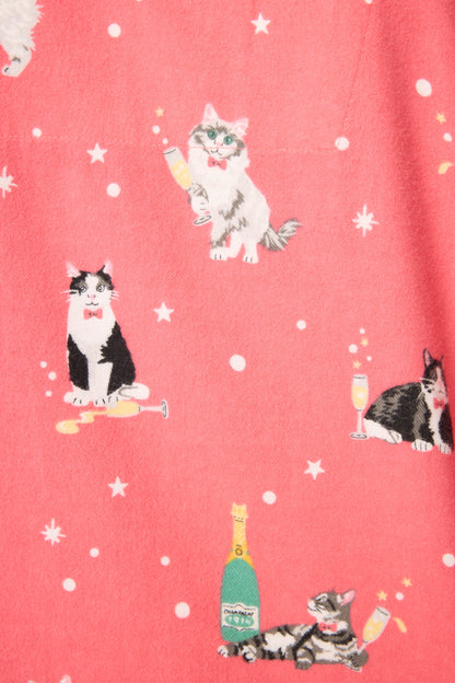 Let's Get Fizzical 3-Piece Flannel PJ Set