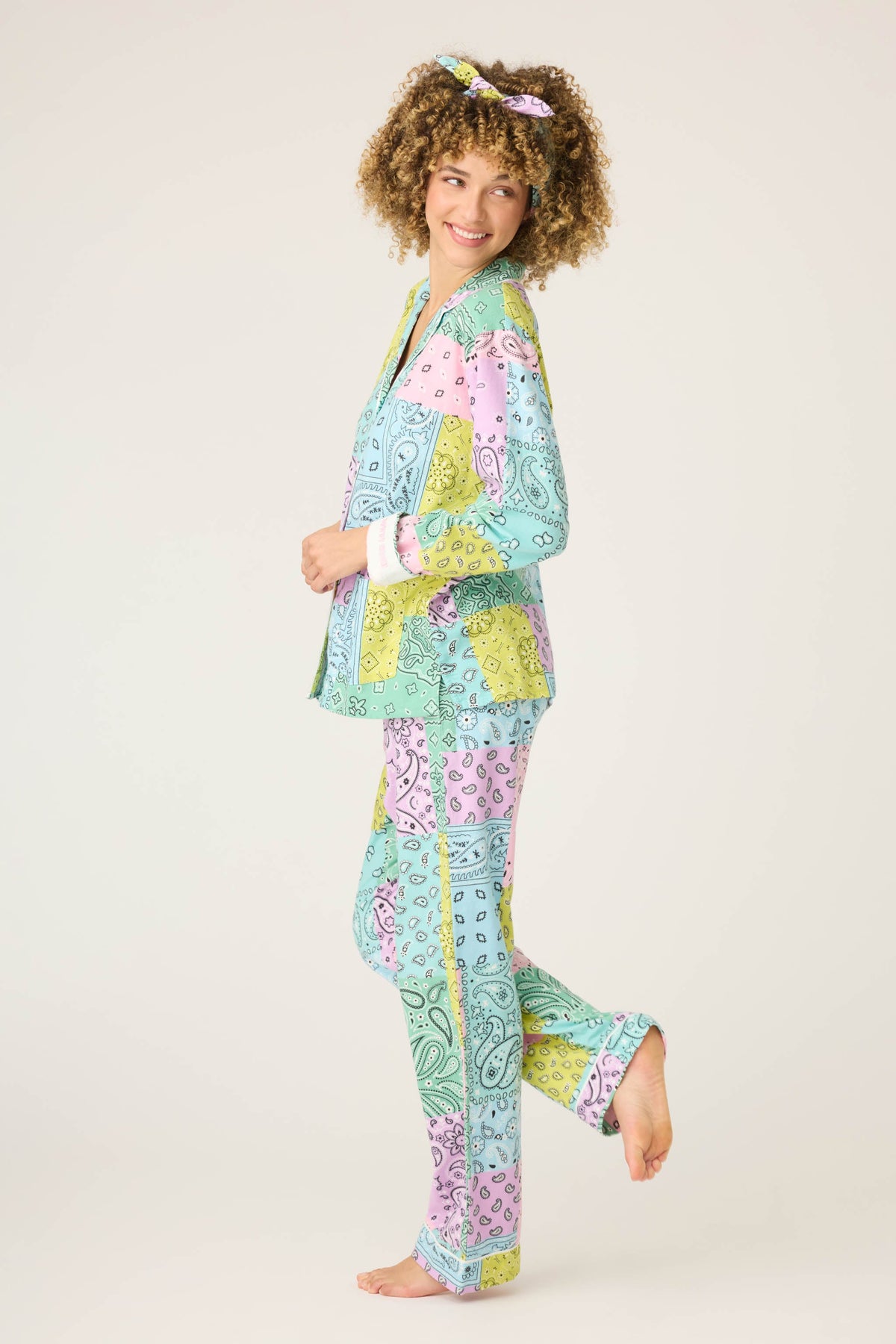 Howdy Honey Paisley 3-Piece Flannel PJ Set