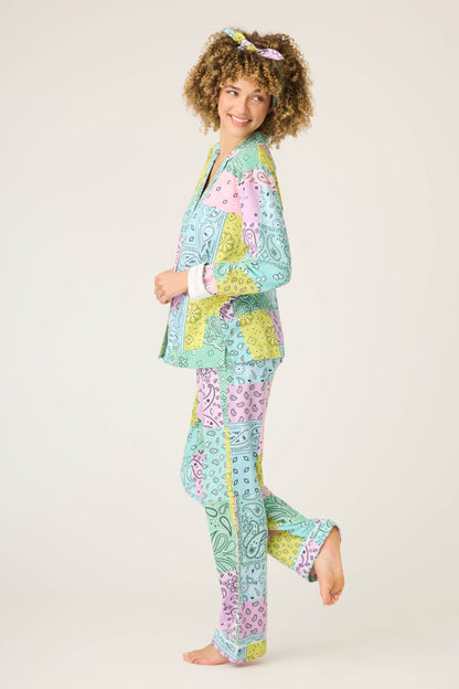 Howdy Honey Paisley 3-Piece Flannel PJ Set