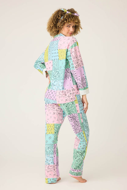 Howdy Honey Paisley 3-Piece Flannel PJ Set