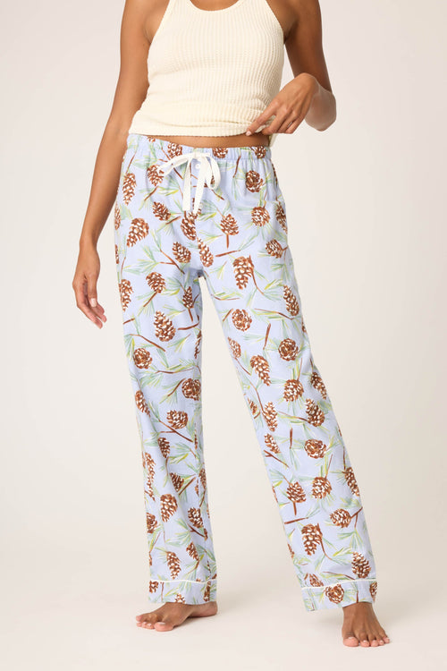 Feelin' Pine Winter Print Flannel Pant