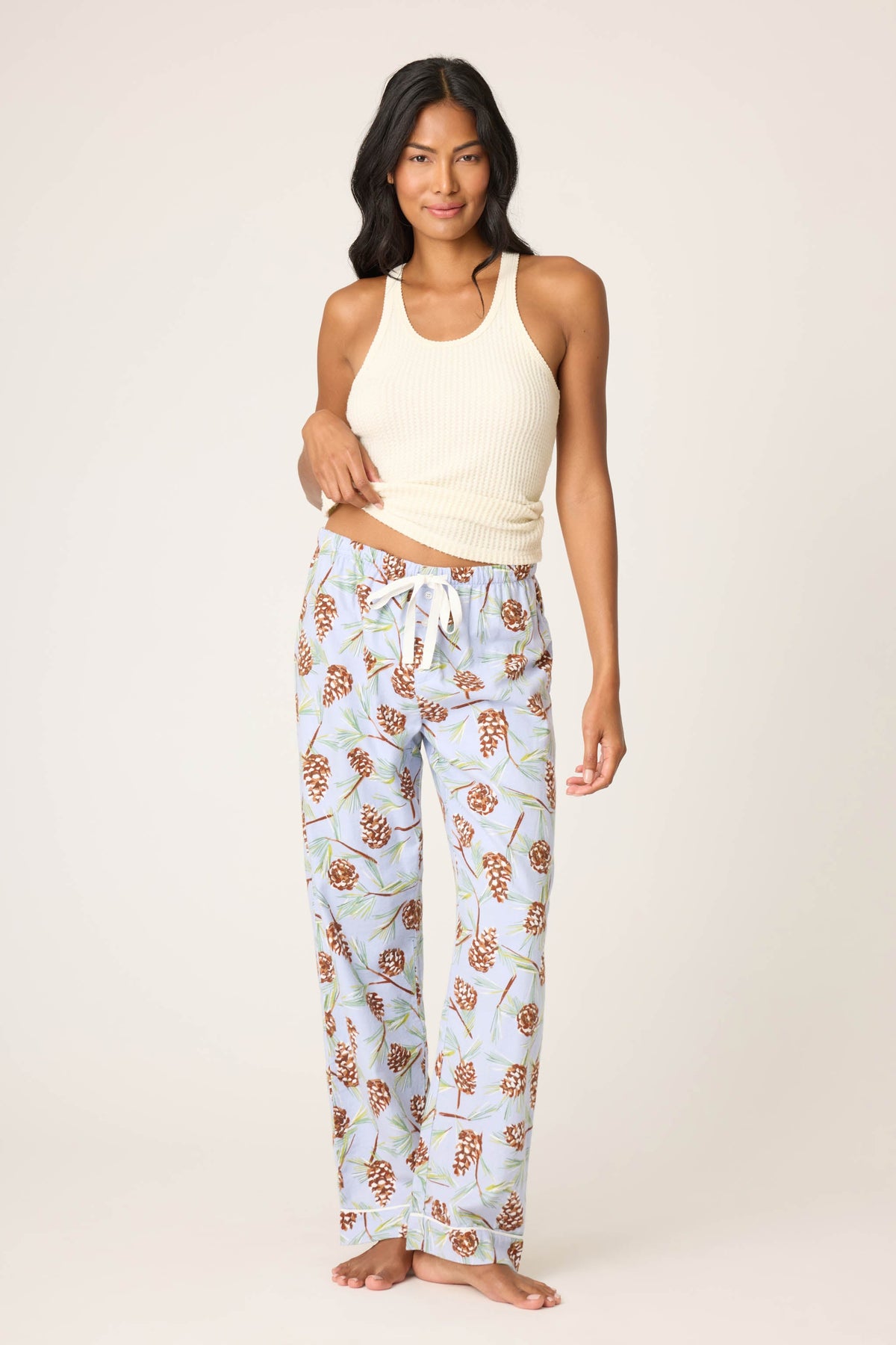 Feelin' Pine Winter Print Flannel Pant