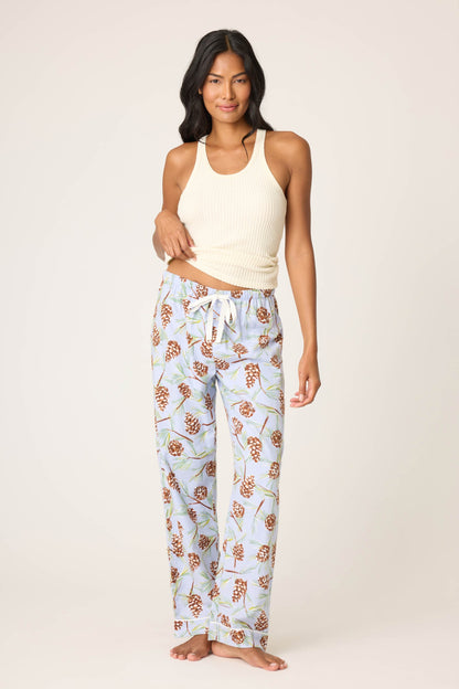Feelin' Pine Winter Print Flannel Pant