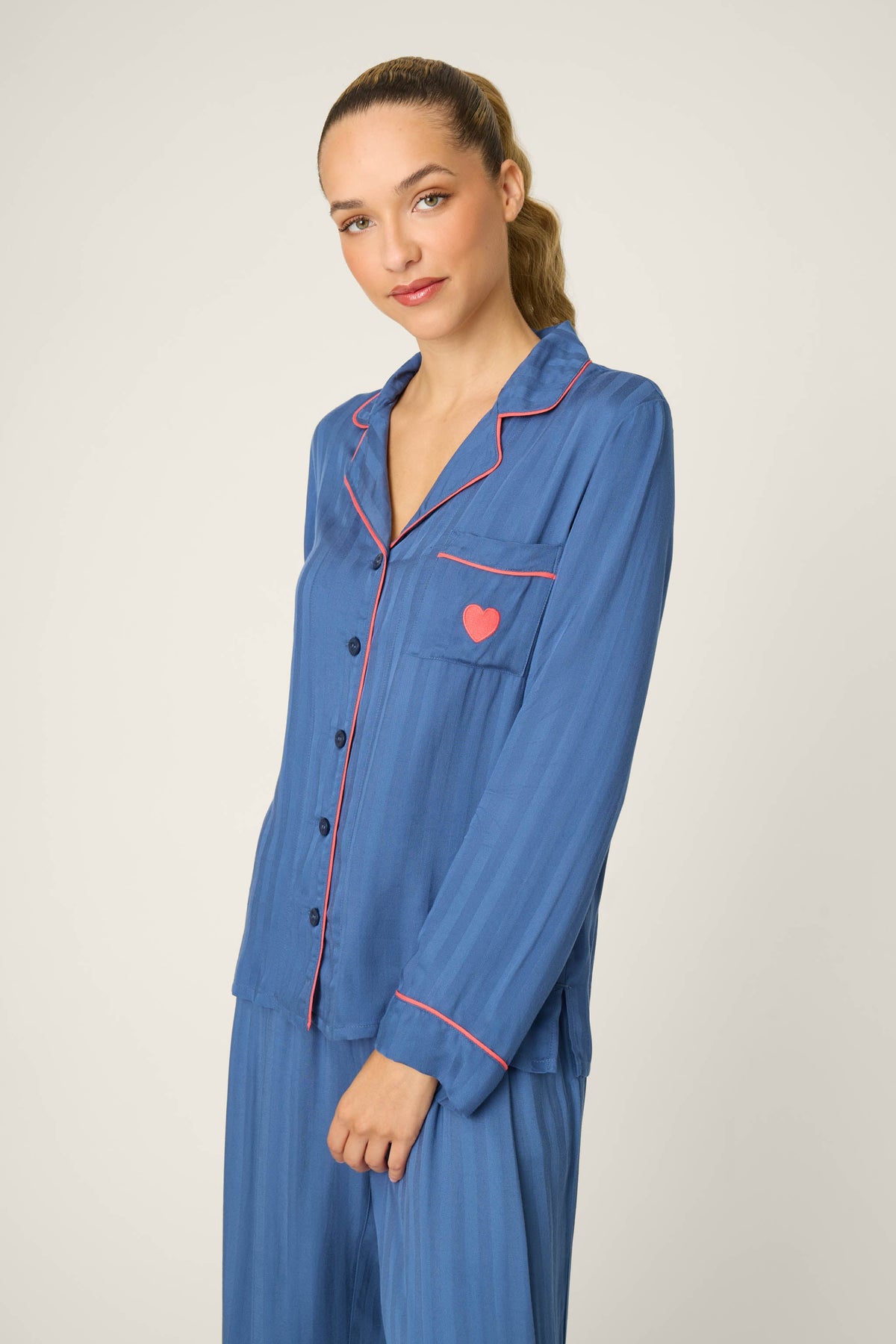 La Rose Striped Long Sleeve Top