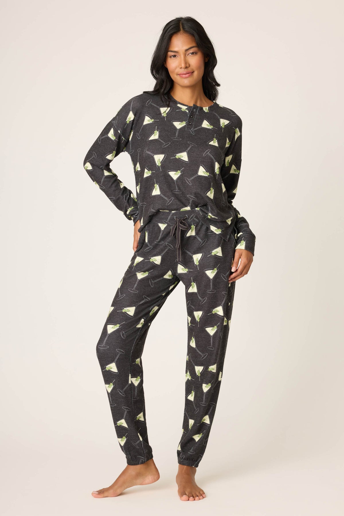 Merrier With A Martini Banded Pants