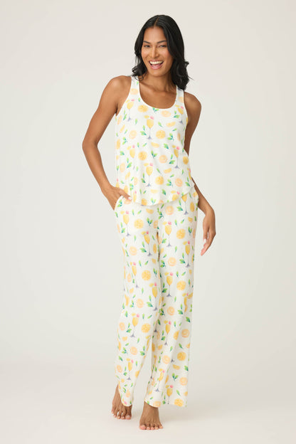 Mimosa Me Drink Print Tank Top