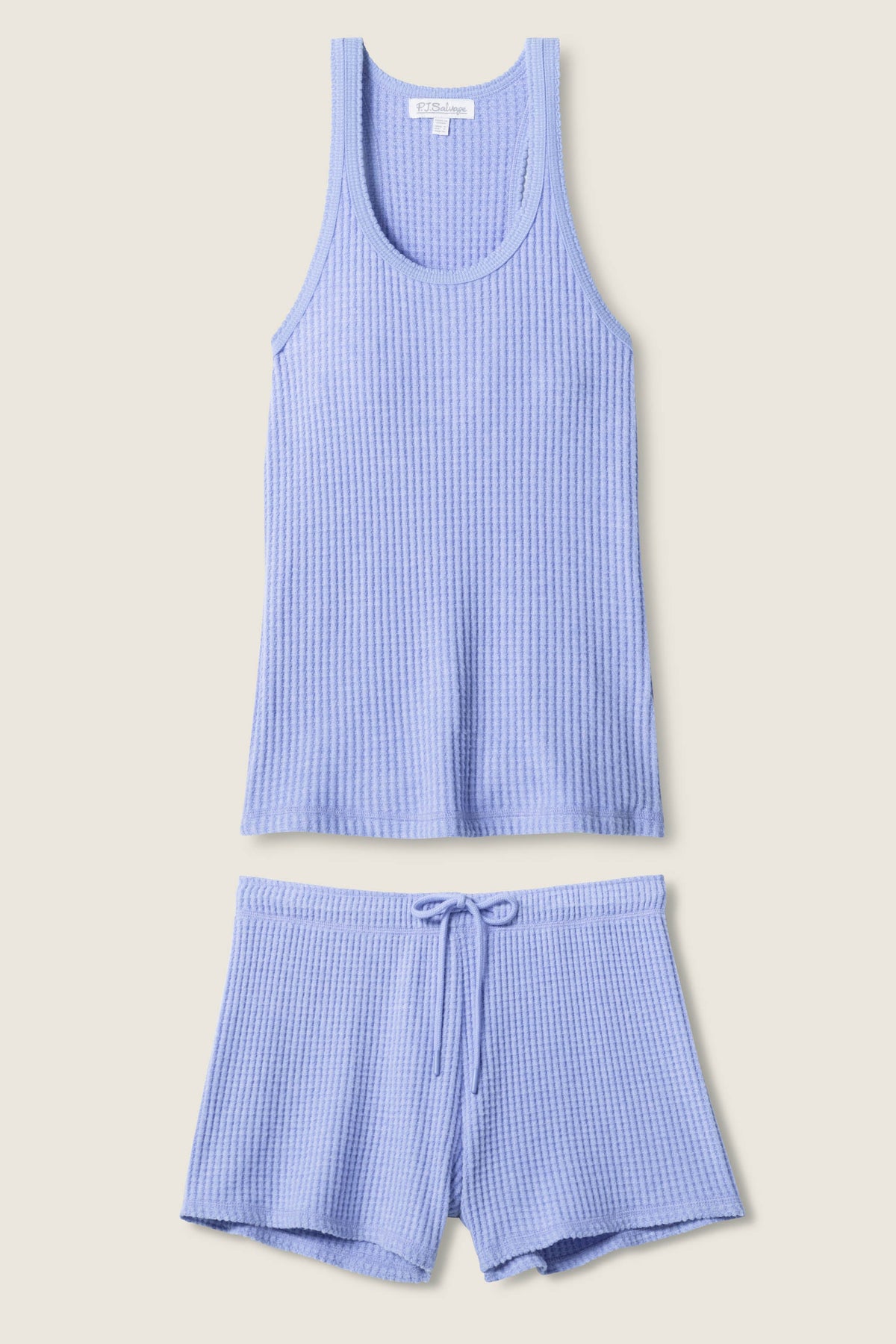 Morning Waffles Peri Short PJ Set