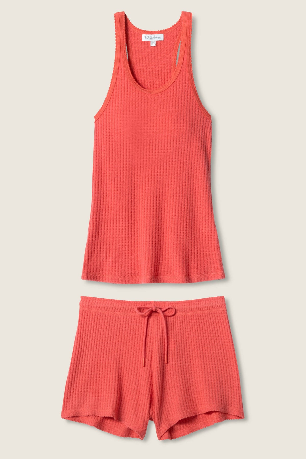 Morning Waffles Scarlet Short PJ Set