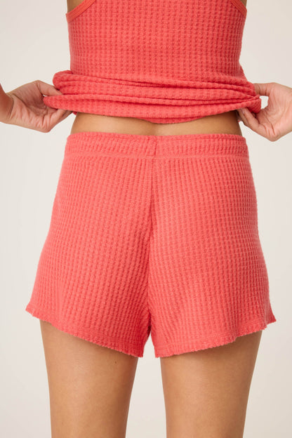 Morning Waffles Scarlet Shorts
