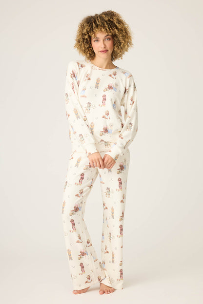 Ruff On The Range Dog Print Long Sleeve Top