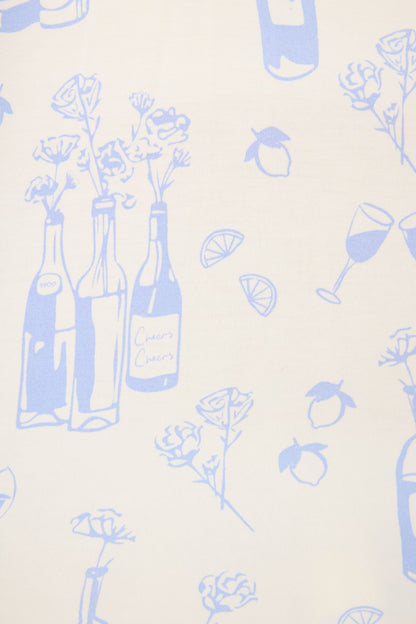 Parisian Dreams Whimsical Print Shorts