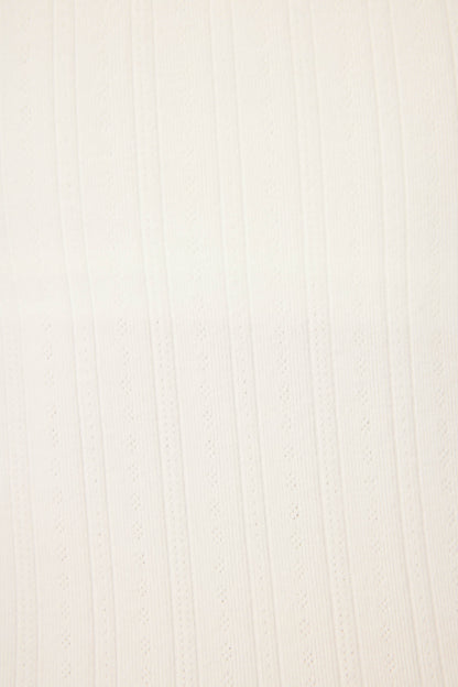 Pointelle Essentials Ivory Shorts