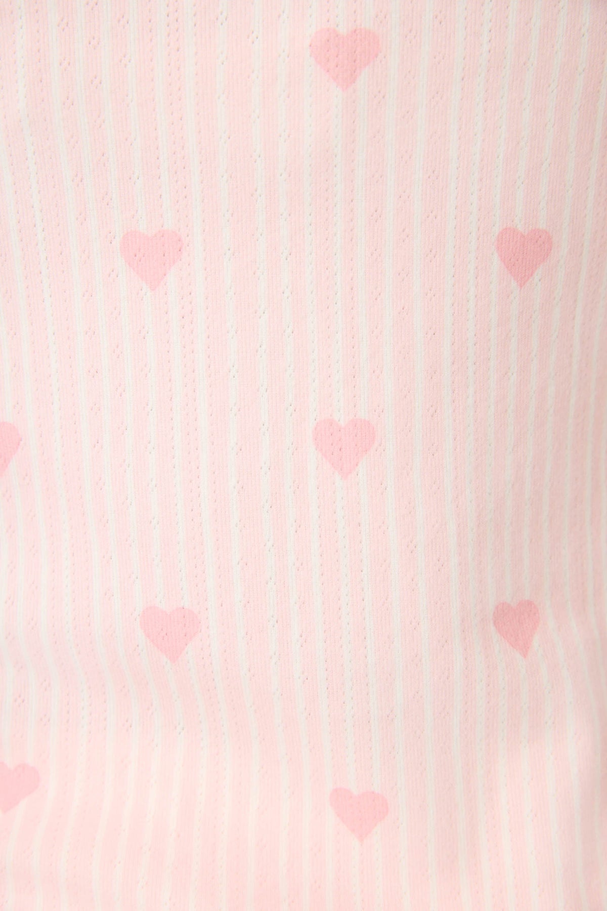 Pointelle Essentials Ditsy Heart 4-Piece Loungewear Set